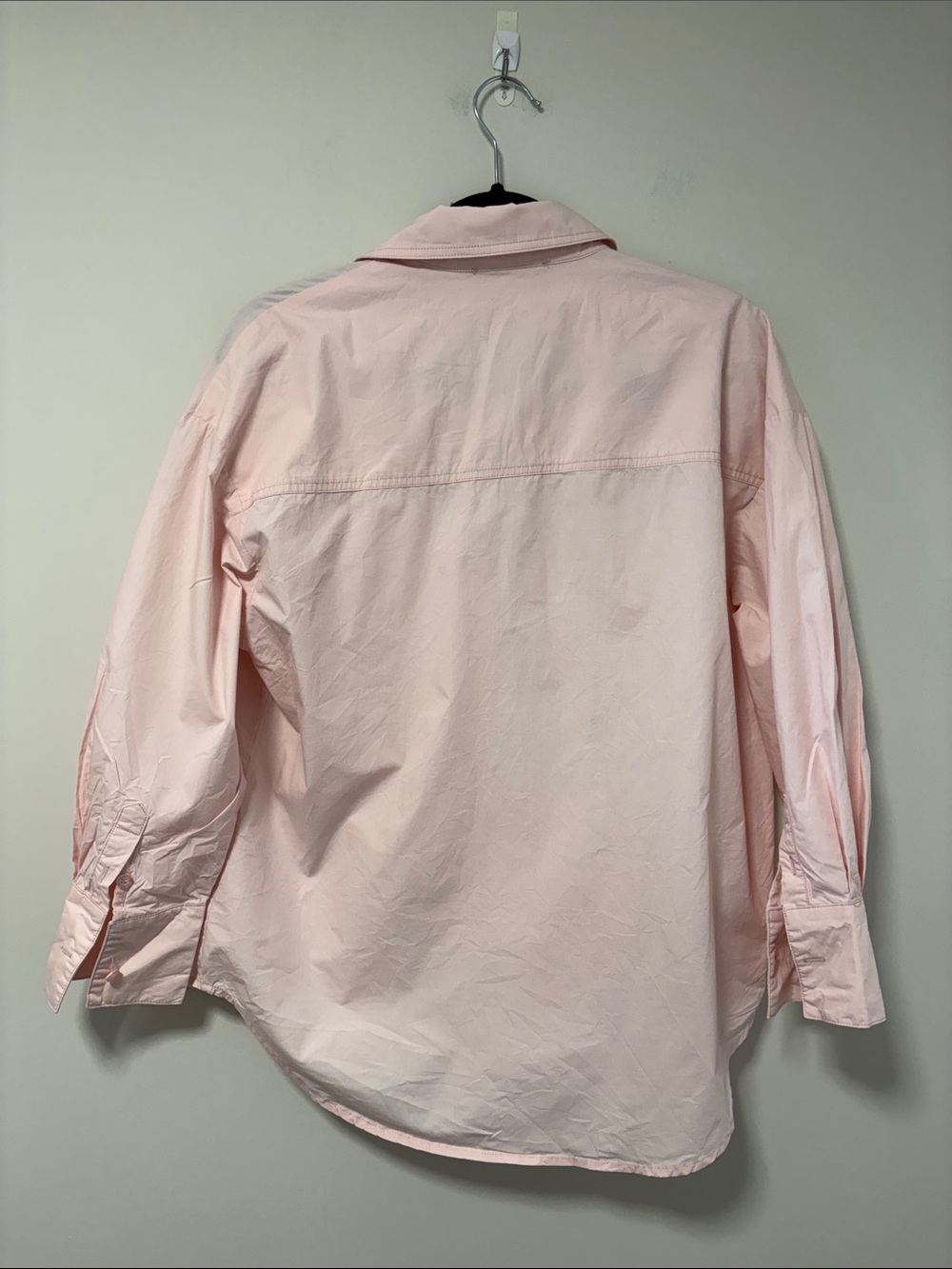 Deluc Pale Pink Button-Down Shirt with Chest Pocket - Picture 5 of 5